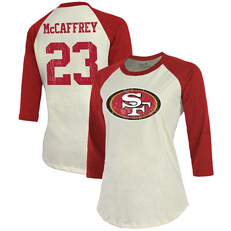 Officially Licensed NFL San Francisco 49ers Women's Raglan Top