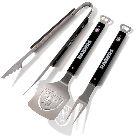 Officially Licensed NFL Spirit Series 3-piece BBQ Set - Raiders