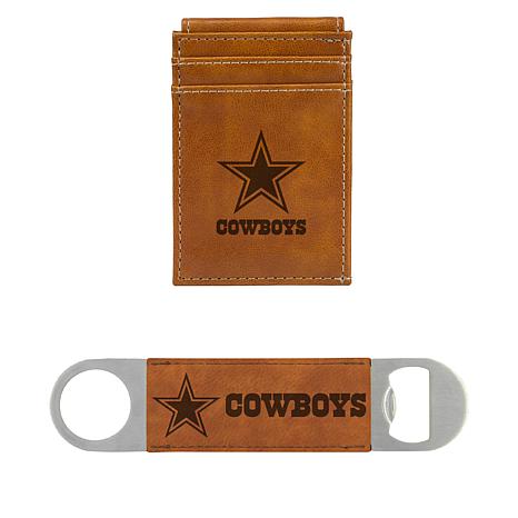 Dallas Cowboys Bi-fold Wallet & Steel Key Chain