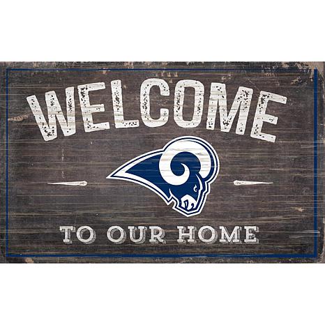 Officially Licensed NFL Los Angeles Rams Dog Leash Holder Sign