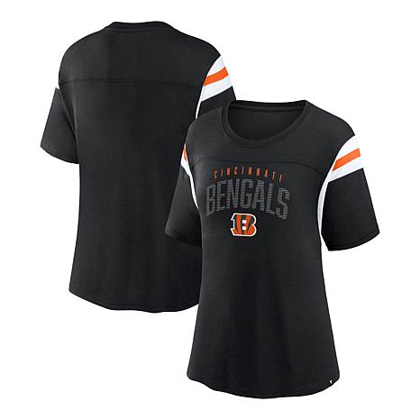 Nike Women's Fashion (NFL Cincinnati Bengals) T-Shirt in Black, Size: Xs | NKMV00H9A-06A