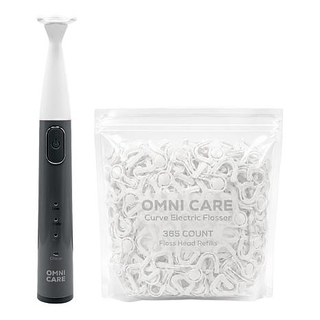 $44.99, Was $69.99, 35% Off! Omni Care Curve Sonic Flosser with 365 Floss Heads dealfomo