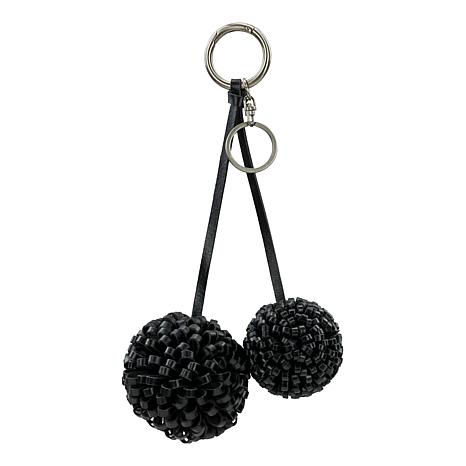 Patricia Nash Pom Pom Key Fob