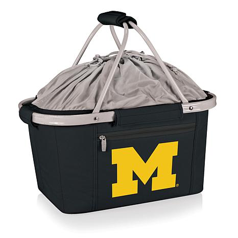 Picnic Time Portable Metro Basket - Un. of Michigan
