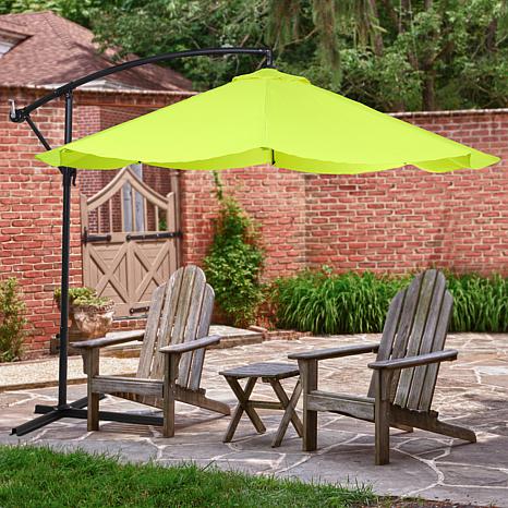 Pure Garden Offset 10 Aluminum Hanging Patio Umbrella 8568231 Hsn Aluminum Hanging Patio Umbrella