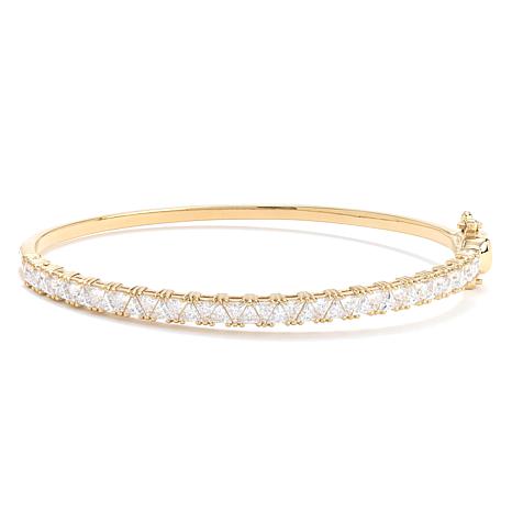 Radiance by Absolute™ Triangle Magnetic Clasp Tennis Bangle