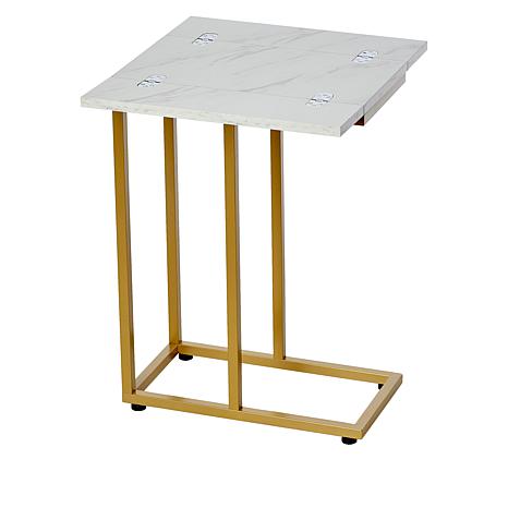 folding c side table