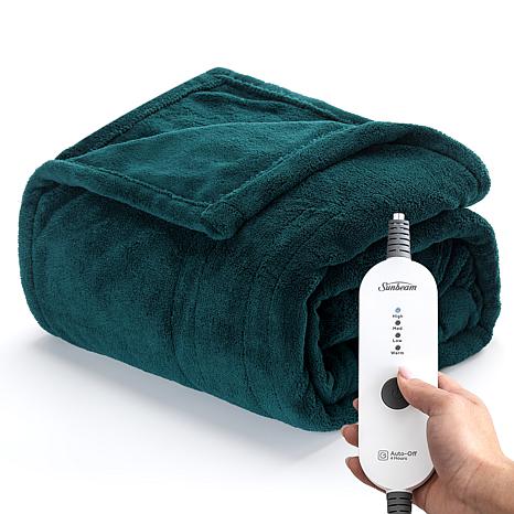 sunbeam heated throw