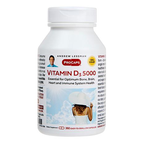 Vitamin D3-5000 - 360 Capsules