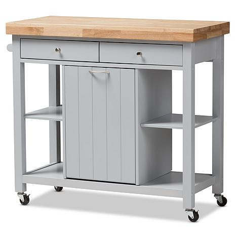 Wholesale Interiors Hayward Wood Kitchen Cart 20104138 HSN   Wholesale Interiors Hayward Wood Kitchen Cart D 20210617161530303~20104138w 