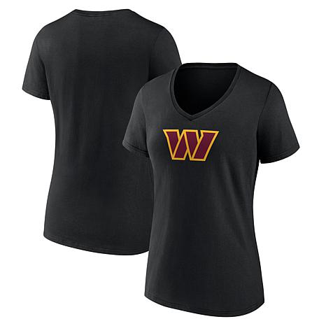 Women's Fanatics Branded Black Washington Commanders Primary Team Logo ...