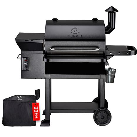 Z GRILLS ZPG-10002B 1060 sq in Pellet Grill and Smoker - Black ...