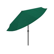 10' Auto-Tilt Patio Umbrella with Easy Crank - Hunter Green