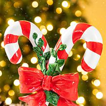 10" H Christmas Resin Candy Cane Table Decor