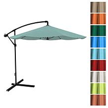 10' Hanging Cantilever Patio Umbrella - Dusty Green