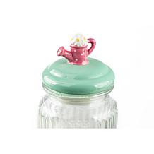 10 Strawberry Street 2-pc. Daisy & Watering Can Knob Canister