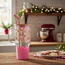 10 Strawberry Street Adria Hydration Tumbler, Christmas Ginger