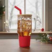 10 Strawberry Street Adria Hydration Tumbler, Christmas Bear