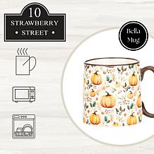 10 Strawberry Street Bella Harvest Berry Pumpkins, Set of 4