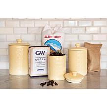 10
Strawberry Street Diamond 3-piece Canister Set