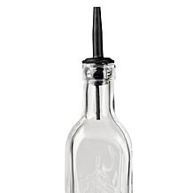 10 Strawberry Street Glass Oil & Vinegar Bottles,  Clear Olive