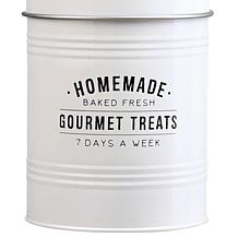 10 Strawberry Street Gourmet Metal Dog Treat Canister