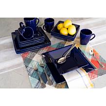 10 Strawberry Street Nova 16-piece Square Dinnerware Set