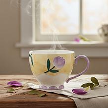 10 Strawberry Street Petaluxe Mug, Tulips, Set of 4