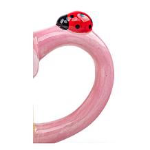 10 Strawberry Street Pink Mushroom with Ladybug Mug - Set of 4