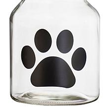 10 Strawberry Street Set of 2 Buddy Paw Chalkboard Canisters - Medium