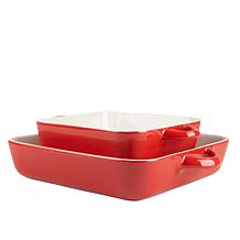10 Strawberry Street Sienna Square 10" and 8" Bakeware Set