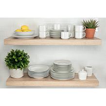 10 Strawberry Street Simply White 45-Piece Square Dinnerware Set
