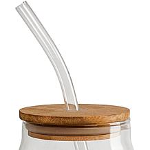 10 Strawberry Street Spooky Vibes Glass Tumbler, Straw & Lid, Set Of 4