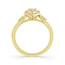 10K Yellow Gold 1/8ctw Diamond 30-Stone Ring