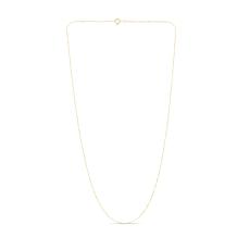 10K Yellow Gold Classic Box Chain with Spring Ring Clasp