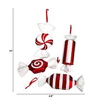 12” Jumbo Assorted Candy Deluxe Shatterproof Ornament - Set of 4