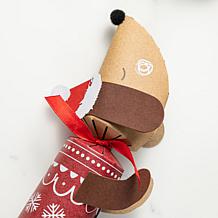 12-Pack Christmas Party Crackers with Dog Design