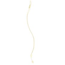 14K Double Cross 18" Drop Necklace
