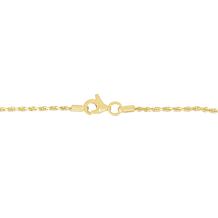 14K Gold 16" Solid Rope Chain