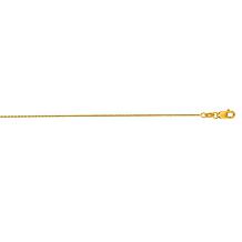 14K Oval 18" Cable Chain
