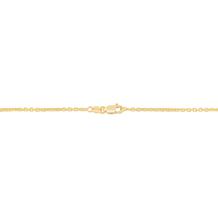 14K Yellow Gold 1.5mm Diamond-Cut Cable Chain Necklace - 24"