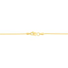 14K Yellow Gold 1mm Wheat Chain Necklace - 20"