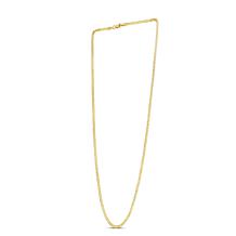 14K Yellow Gold 2-Row Chain Bismark 16" Necklace