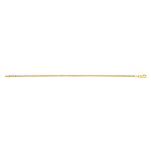 14K Yellow Gold 2-Row Chain Bismark 7-1/4" Bracelet
