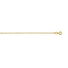 14K Yellow Gold Carded Rope Chain 18" Necklace