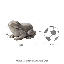 15.25"L MGO Snail Garden Statue or Planter Stand