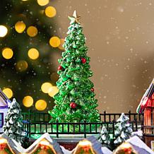 15.25"L Oversized Resin Lighted Christmas Village Decor