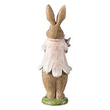 15.5" Easter Resin Bunny Table Decor