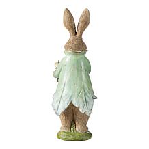 15.75"H Easter Resin Bunny Table Decor
