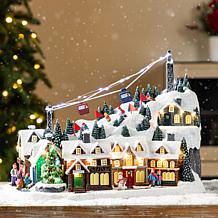 16"H Christmas Oversized Resin Lighted Table Village Decor